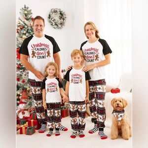 Pat Pat Men’s Matching Christmas Pjs Gingerbread Men BNWT